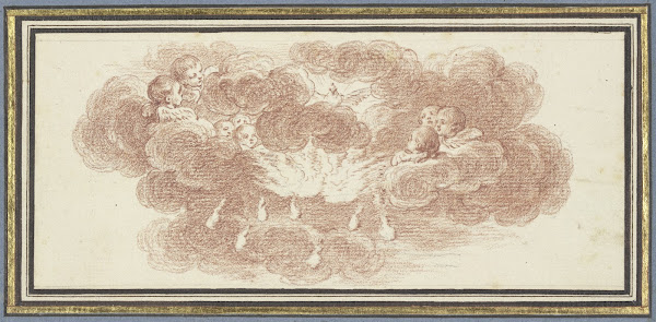 Der Heilige Geist von Engeln umgeben ca 1767  1776