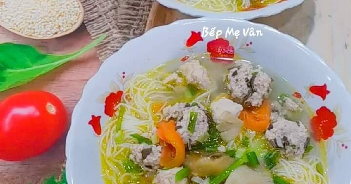 Bún mọc(bún mộc)