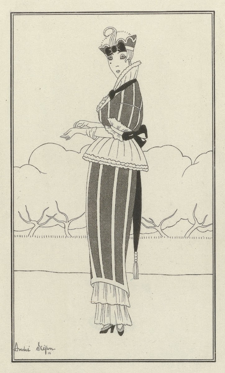 Journal des Dames et des Modes Costumes Parisiens 1914 No 138 1914