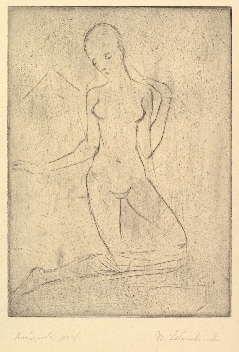 Kneeling One Kneide groß 1911