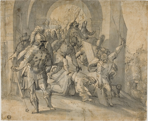 Christ Falling Under the Cross