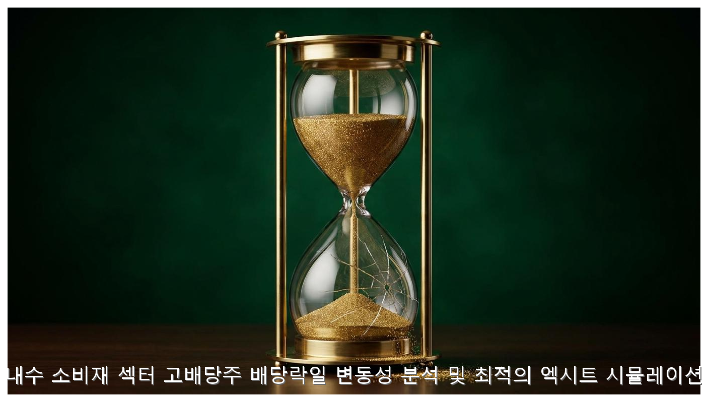 내수 소비재 섹터 고배당주 배당락일 변동성 분석 및 최적의 엑시트 시뮬레이션 핵심 안내 및 분석 인포그래픽 (2)