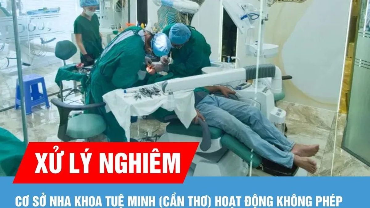Cơ sở Nha khoa Tuệ Minh ở phường Long Mỹ (Cần Thơ) hoạt động không phép, nhân viên không có chứng chỉ hành nghề - Báo Sài Gòn Giải Phóng