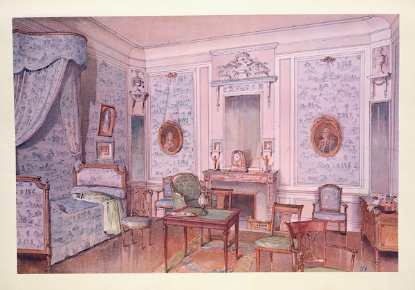 Chambre a coucher époque de la Constituante 1907