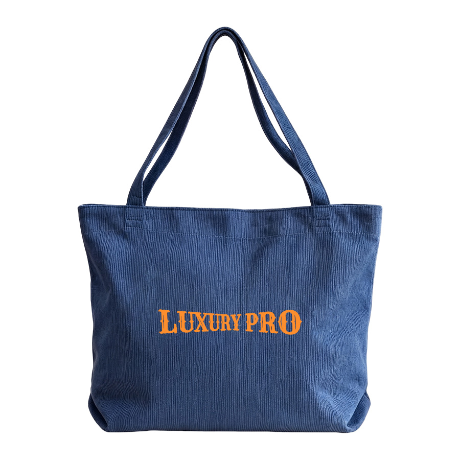 Corduroy hot stamping tote bag-GS-521