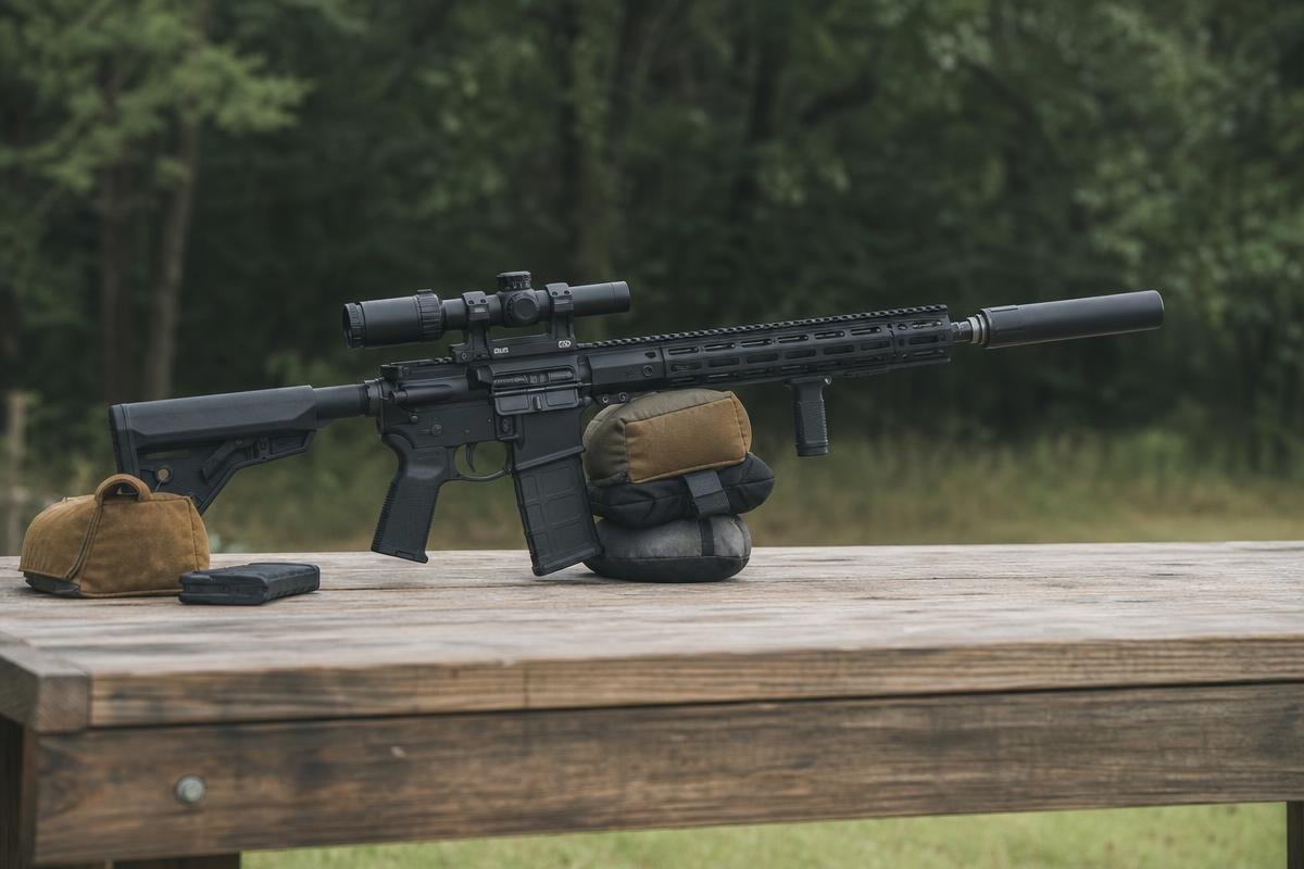 best AR-15 LPVO and red dot setup on a suppressed 300 Blackout build