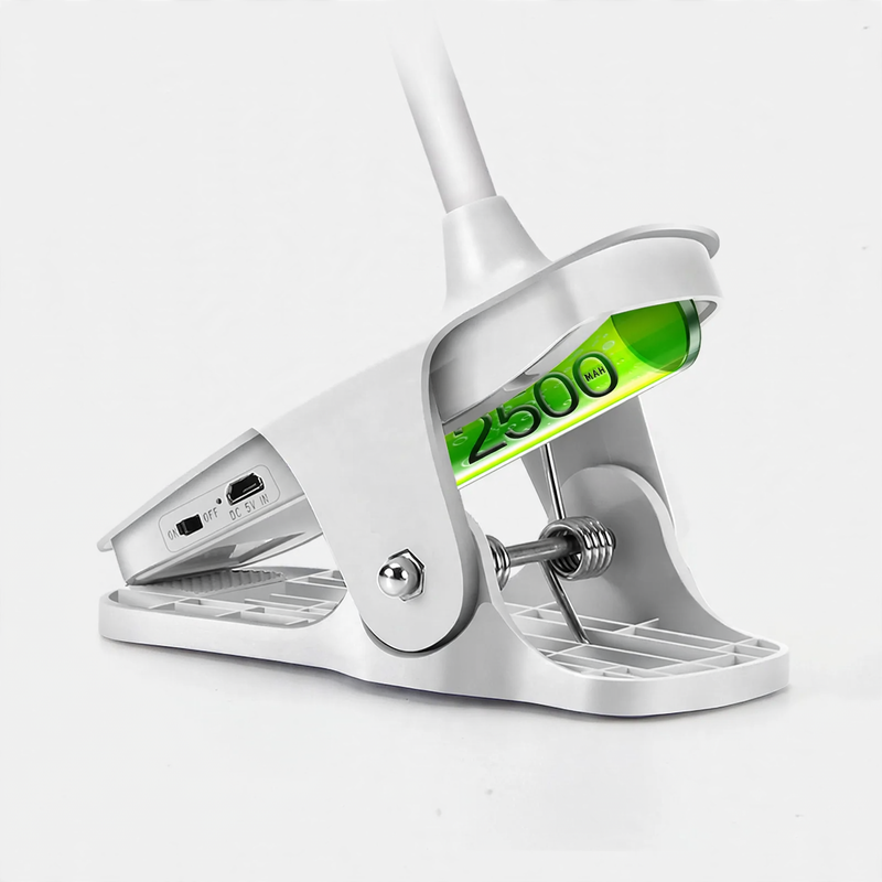 LED clamp light for the desk, dimmable