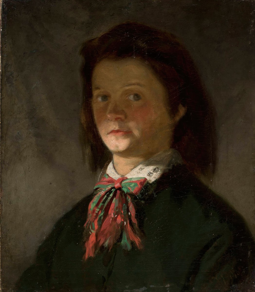 Portrait Of Artists Wife C 1863 C 1870