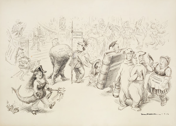 Uncle Sam gives a Fancy Dress Ball 1916