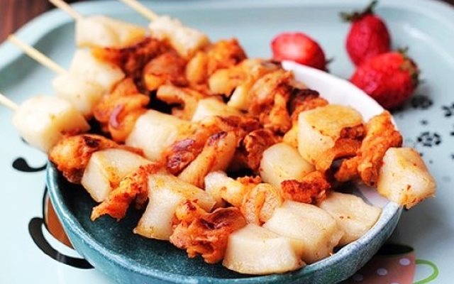 Bánh Gạo Cay Kim Chi