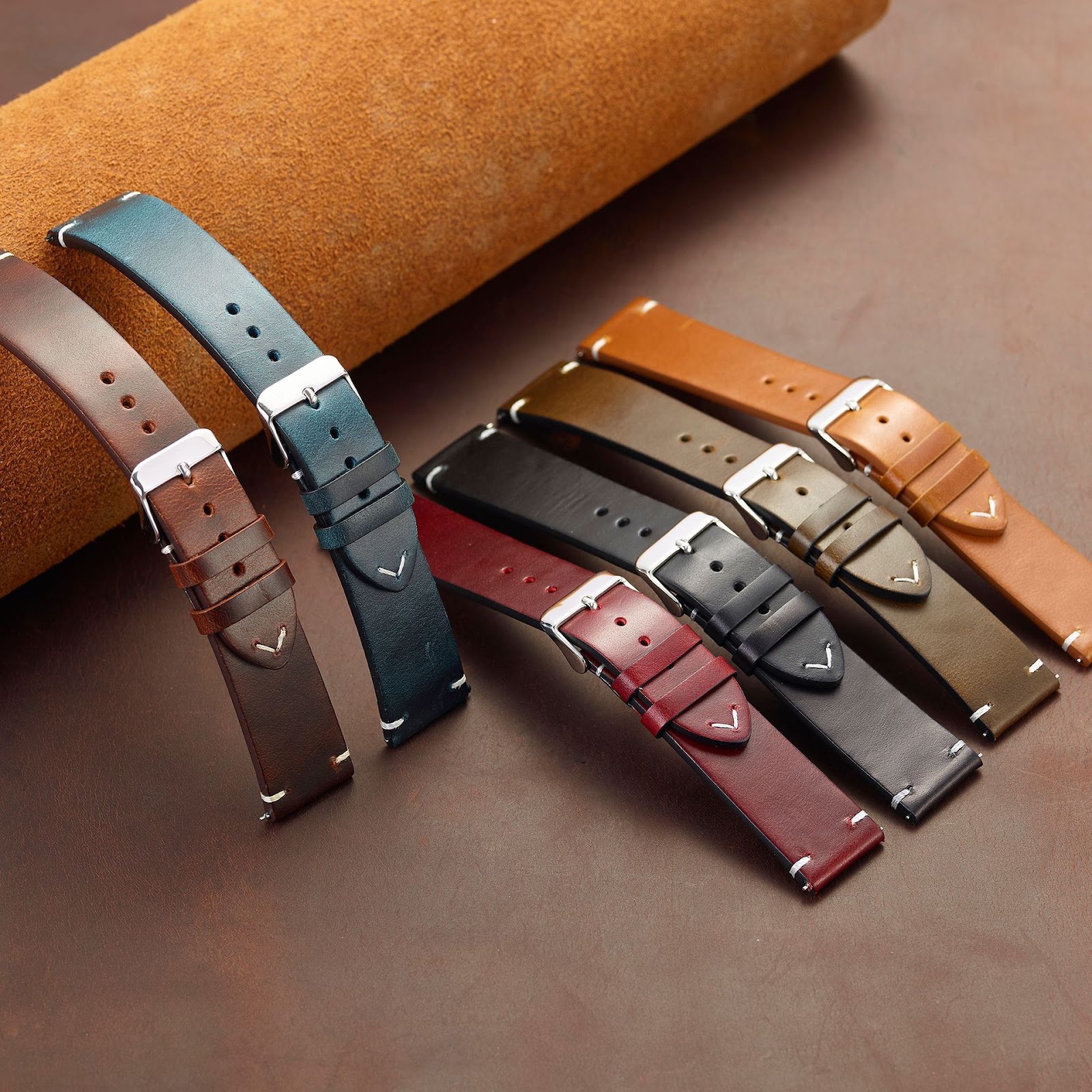 Uhrenarmband aus Vintage Leder