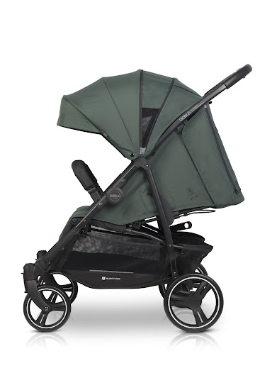 Stroller for twins Euro-Cart Doblo 2024 Jungle