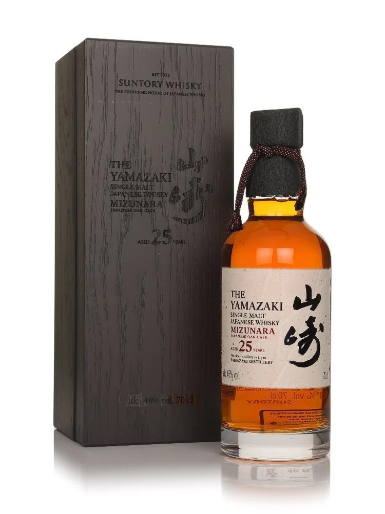 Yamazaki 25 Year Old Mizunara (2021+ Redesigned) 70cl Whisky