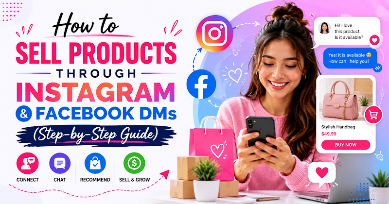 How to Sell Products Through Instagram and Facebook DMs (Step-by-Step Guide)