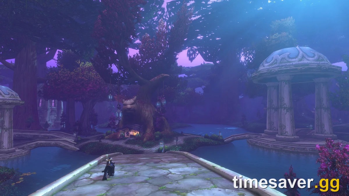 World of Warcraft: Forever world scenery showing the new lighting and renderer