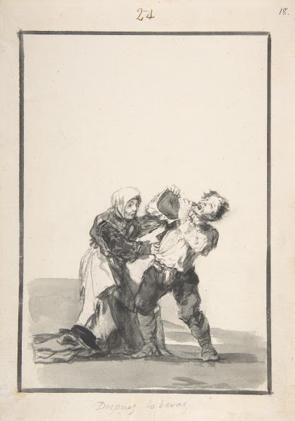 Youll See Later a man drinking a woman trying to stop him ca181620