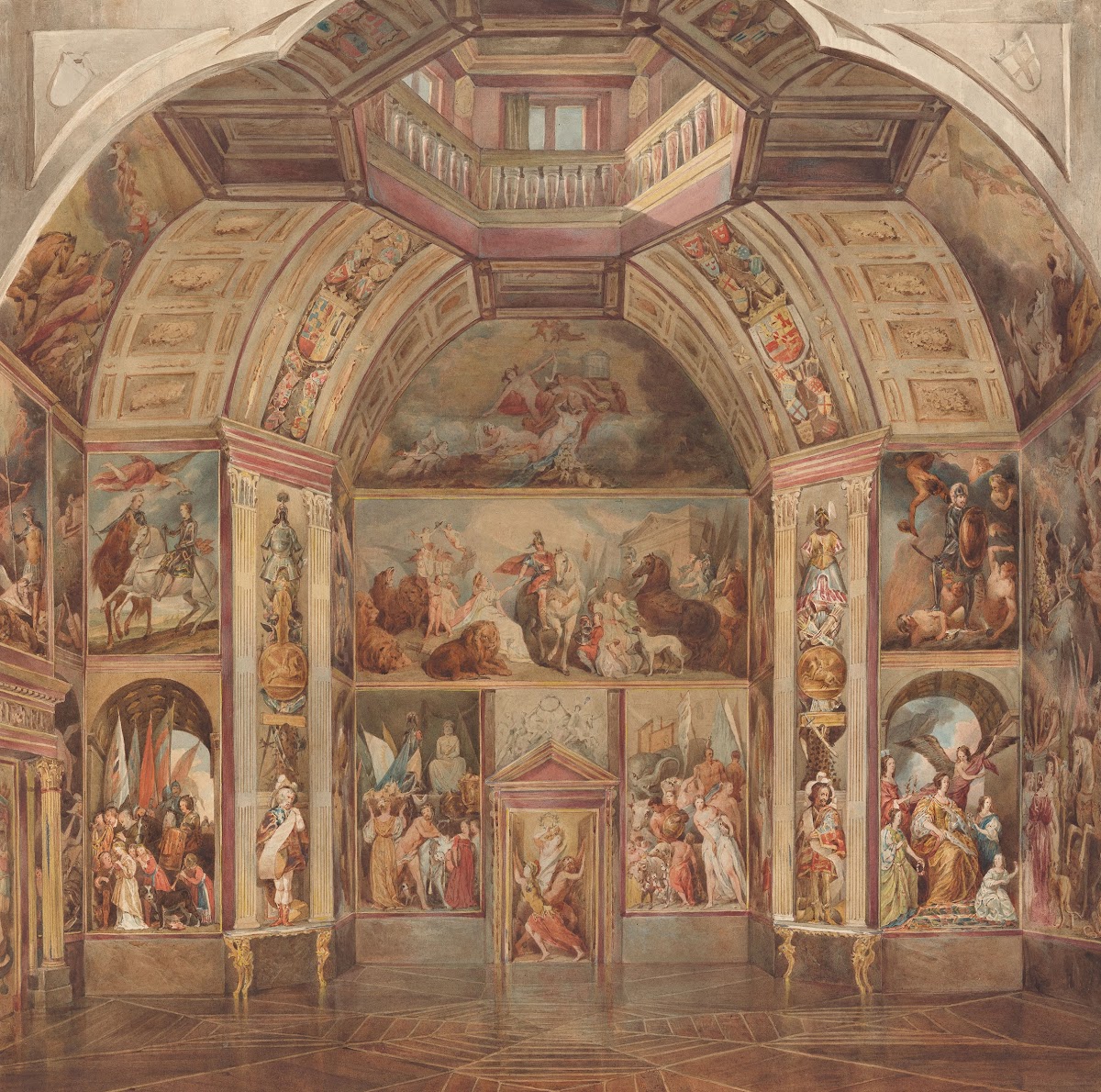 North Wall of the Oranjezaal Huis ten Bosch The Hague