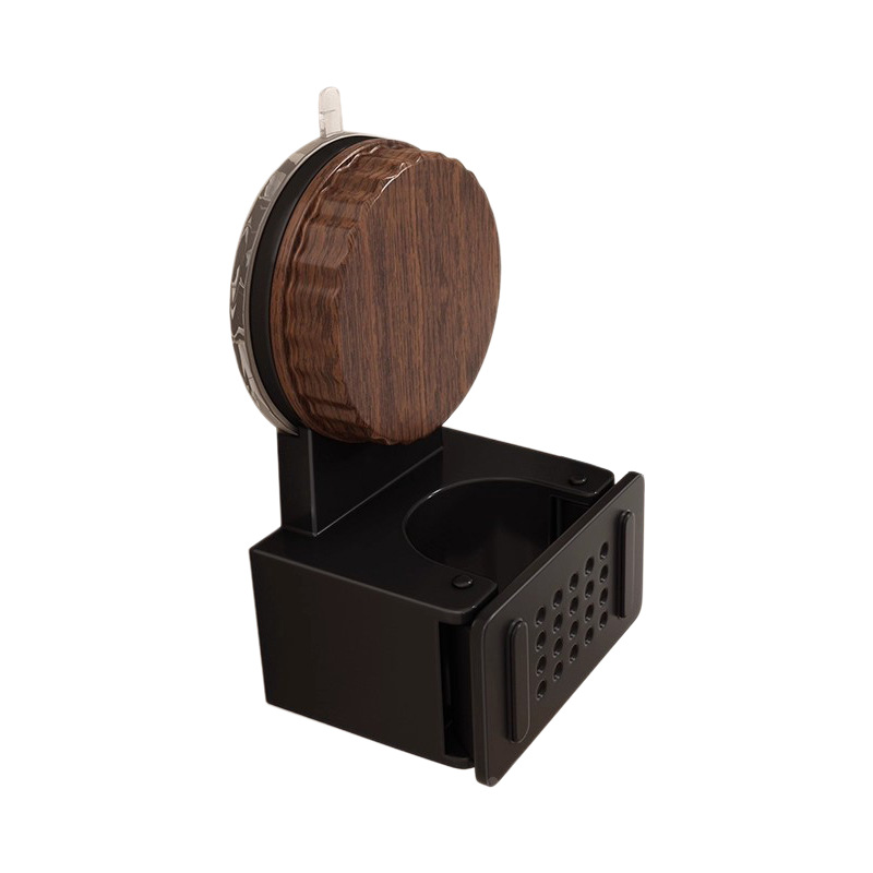 Wall holder for broom and mop made of aluminum