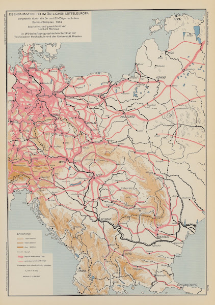 Eisenbahnverkehr im óstlichen Mitteleuropa 1938