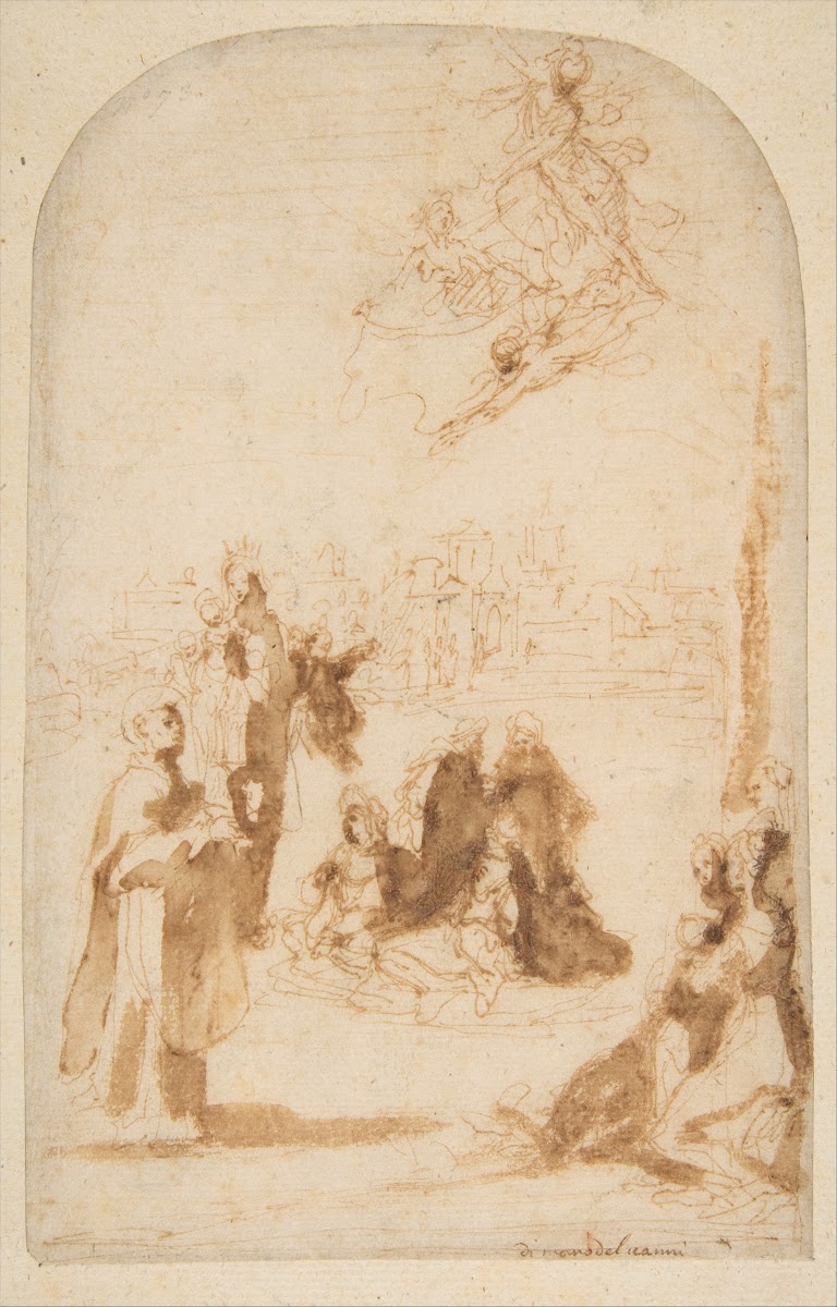 Saint Hyacinth Walking on the Waters 1599