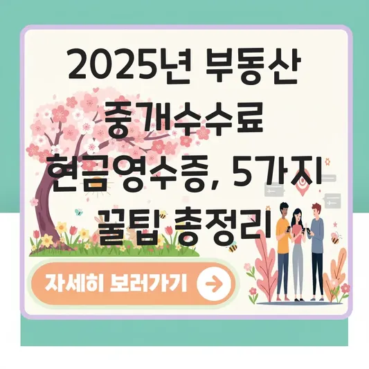 부동산 중개수수료 연말정산 현금영수증 발급 및 소득공제 누락 시 경정청구 방법 대표 이미지