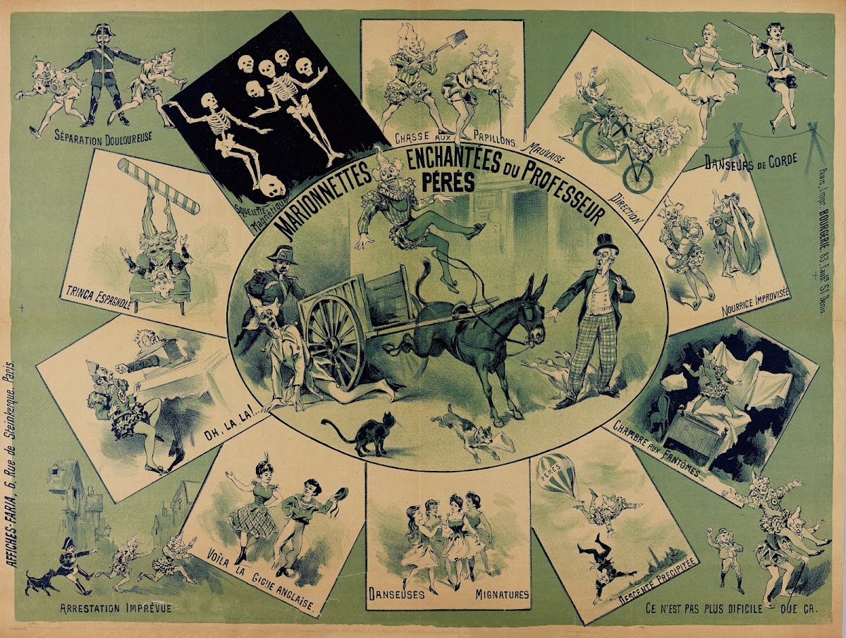 Marionnettes Enchantees Du Professeur Peres 1880 1900