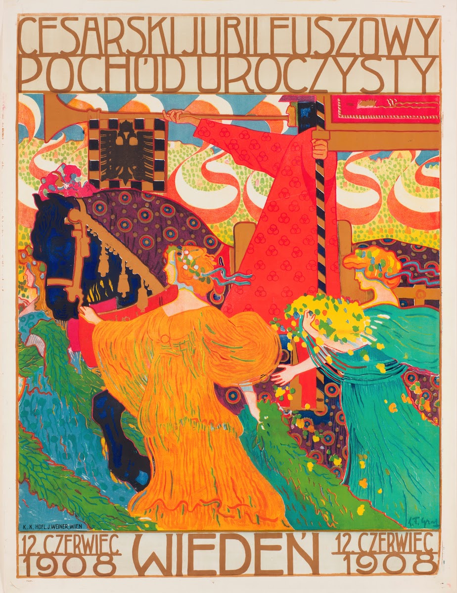 Cesarski jubileuszowy pochód uroczysty 1908