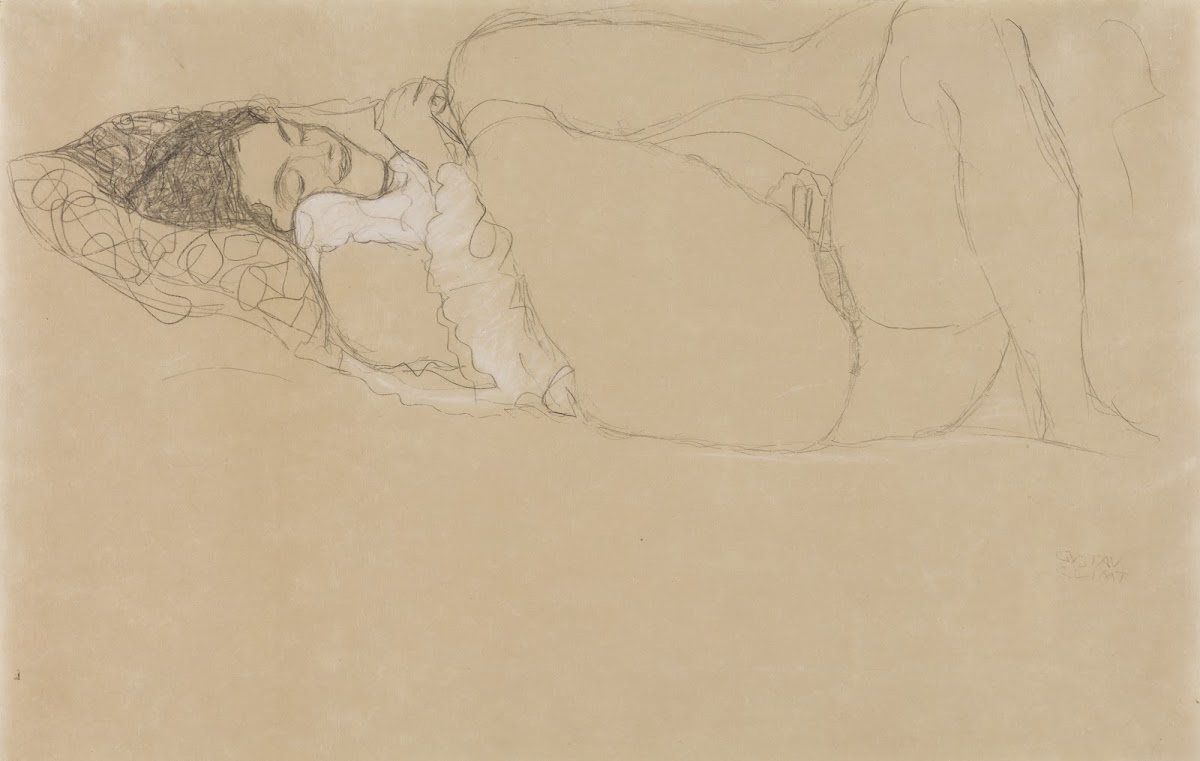 Reclining semi nude facing left 1914  1915