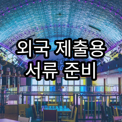 외국 제출용 서류 준비 시 가장 많이 놓치는 행정 절차