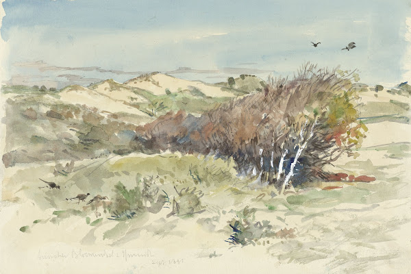 Duinlandschap tussen Bloemendaal en IJmuiden 1891