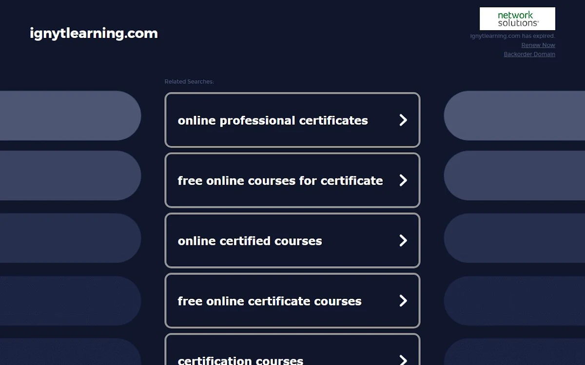Captura de Ignyt Learning