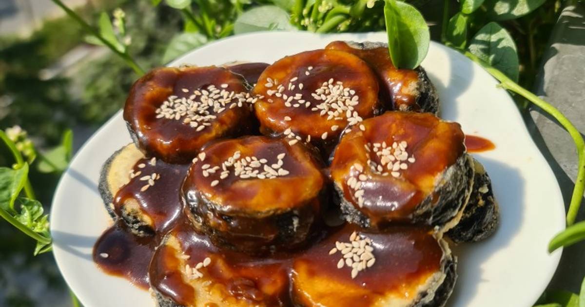 Đậu hũ non cuộn rong biển sốt Teriyaki 🍙