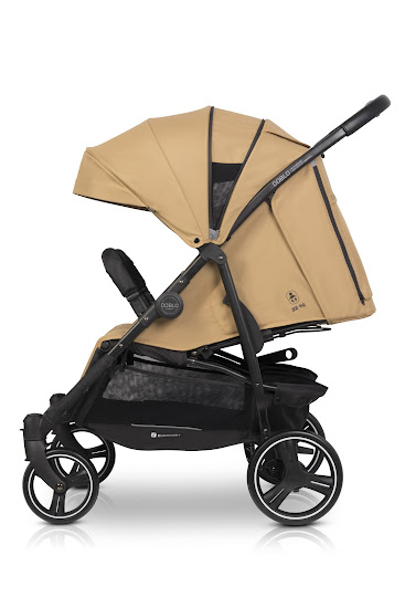 Stroller for twins Euro-Cart Doblo 2024 Camel