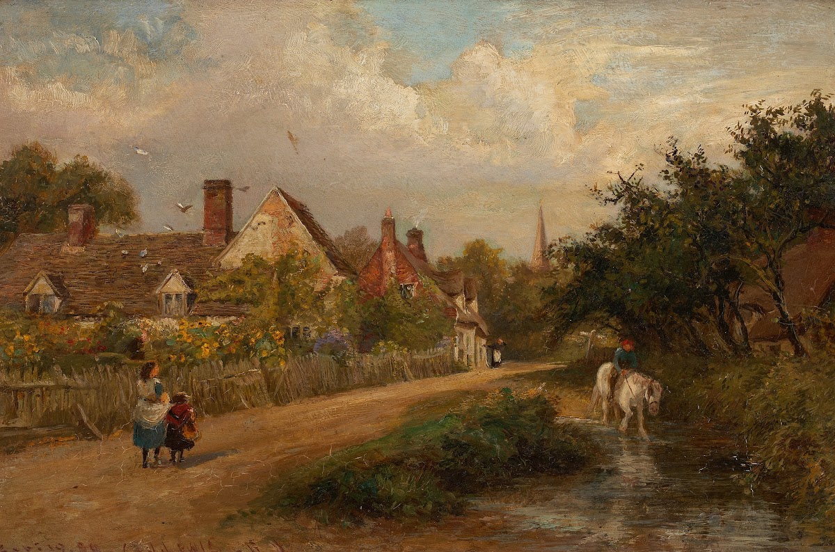 Village Scene 1889