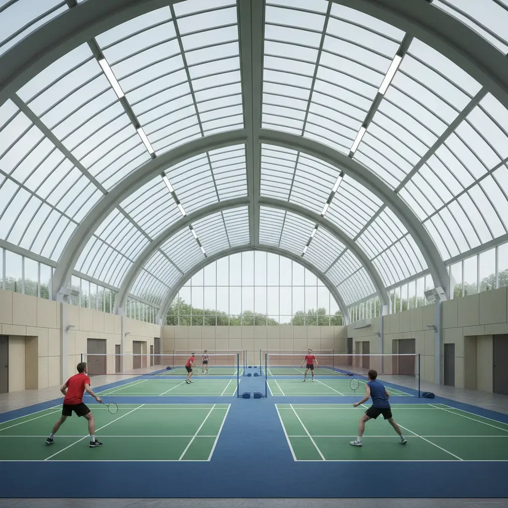Standar Tinggi Atap Lapangan Badminton yang Ideal