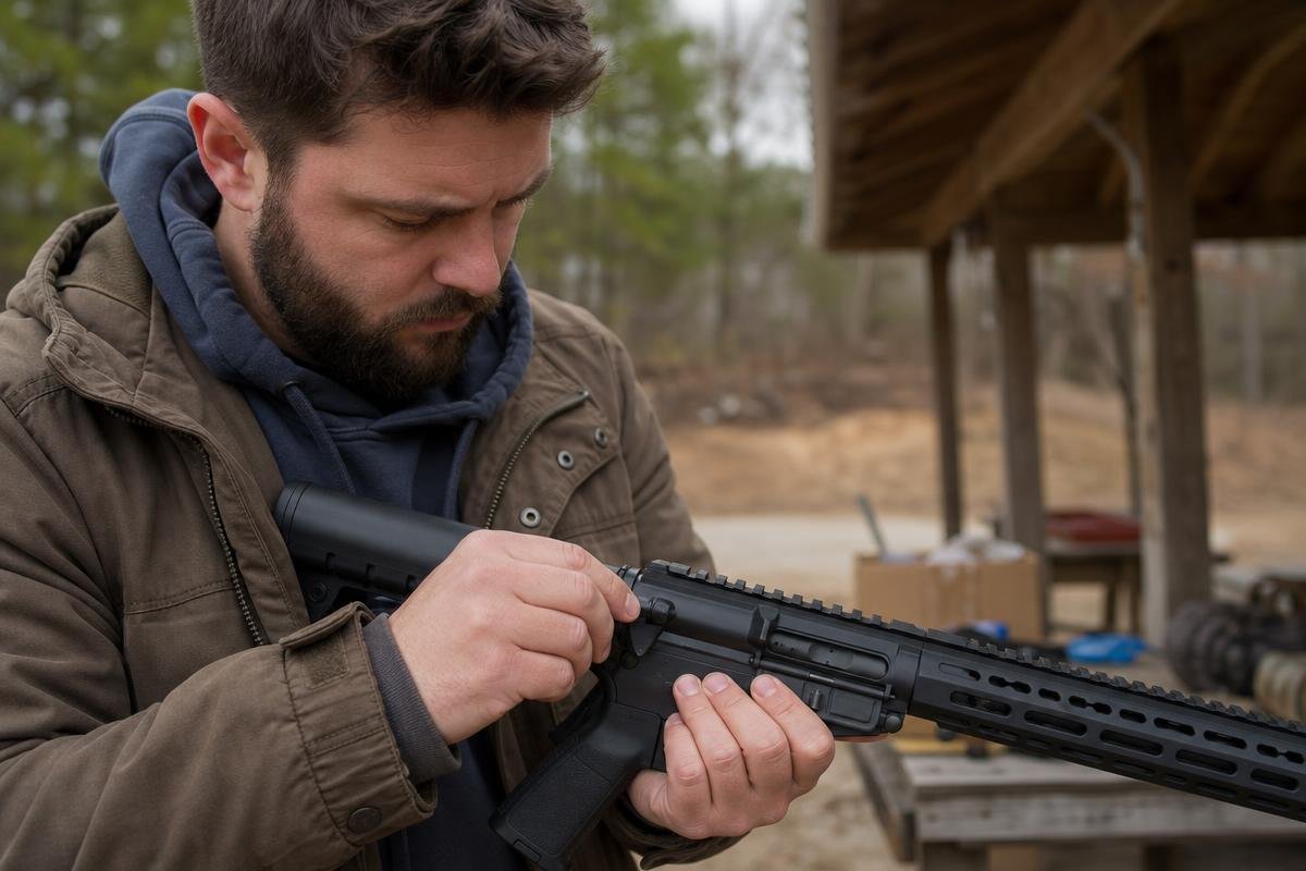ambidextrous charging handle for safe AR-15 administrative handling