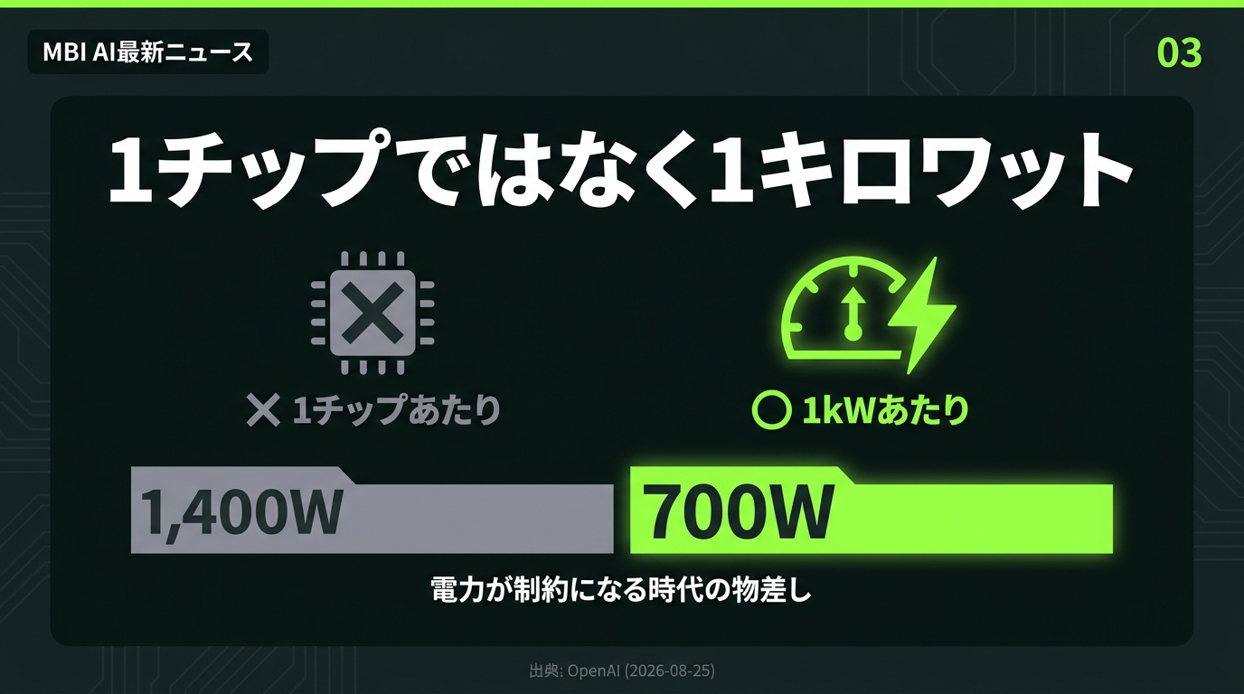 1チップではなく1キロワット