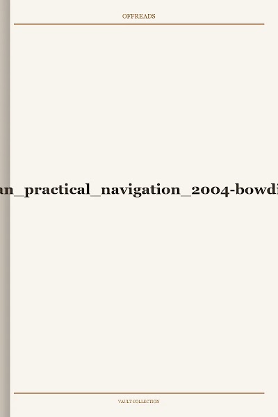 american practical navigation 2004-bowditch