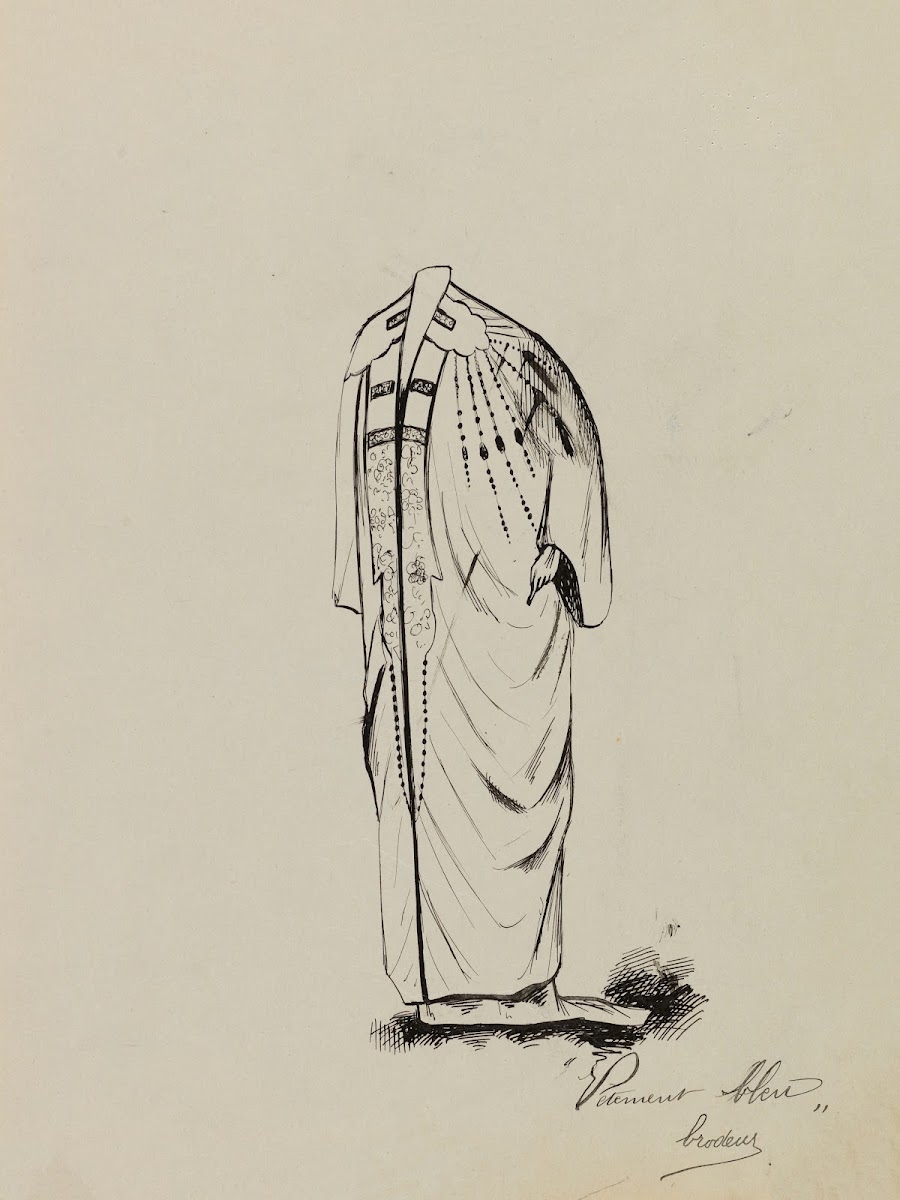Modèle de manteau de trois quarts 1909 1911