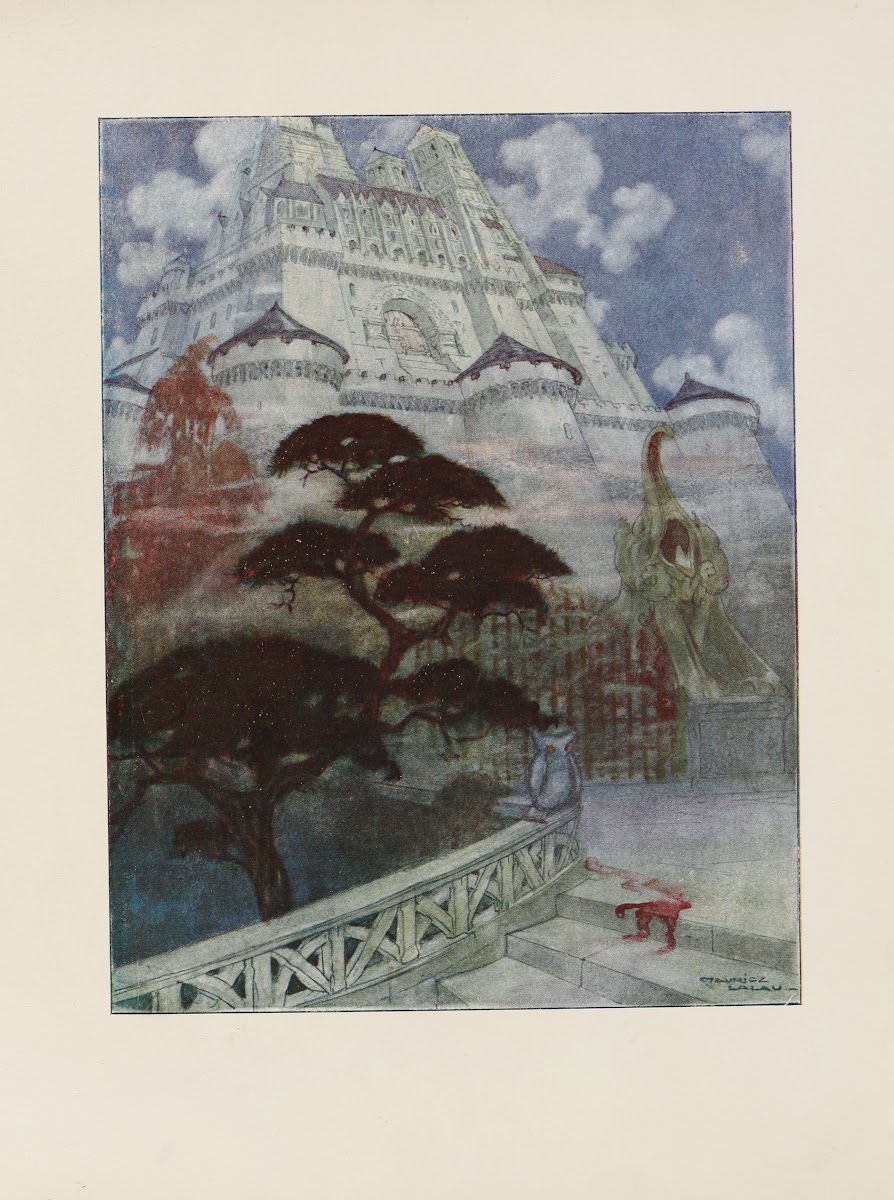 The castle rose silent impressing and forbidding 1915