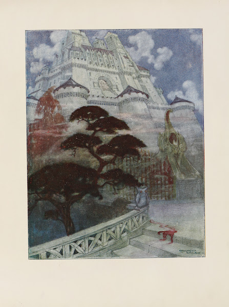 The castle rose silent impressing and forbidding 1915