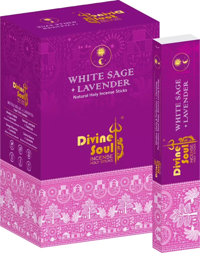 DIVINE MASALA SALVIA BLANCA CON LAVANDA