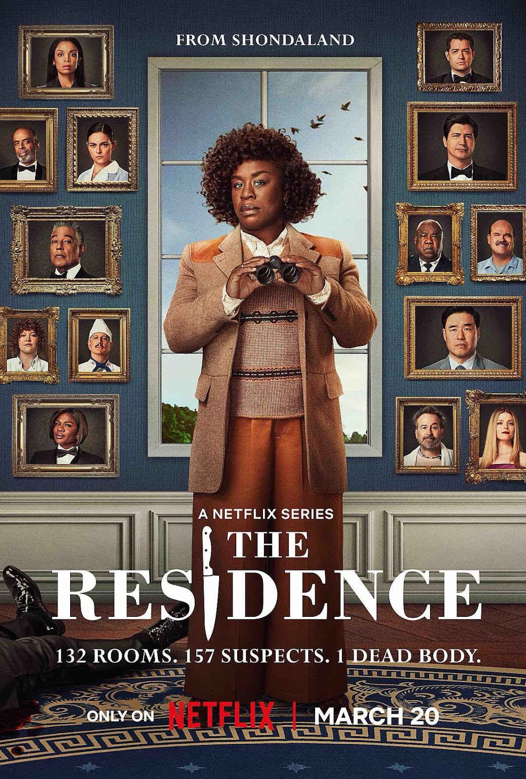 Poster for Netflix’ THE RESIDENCE