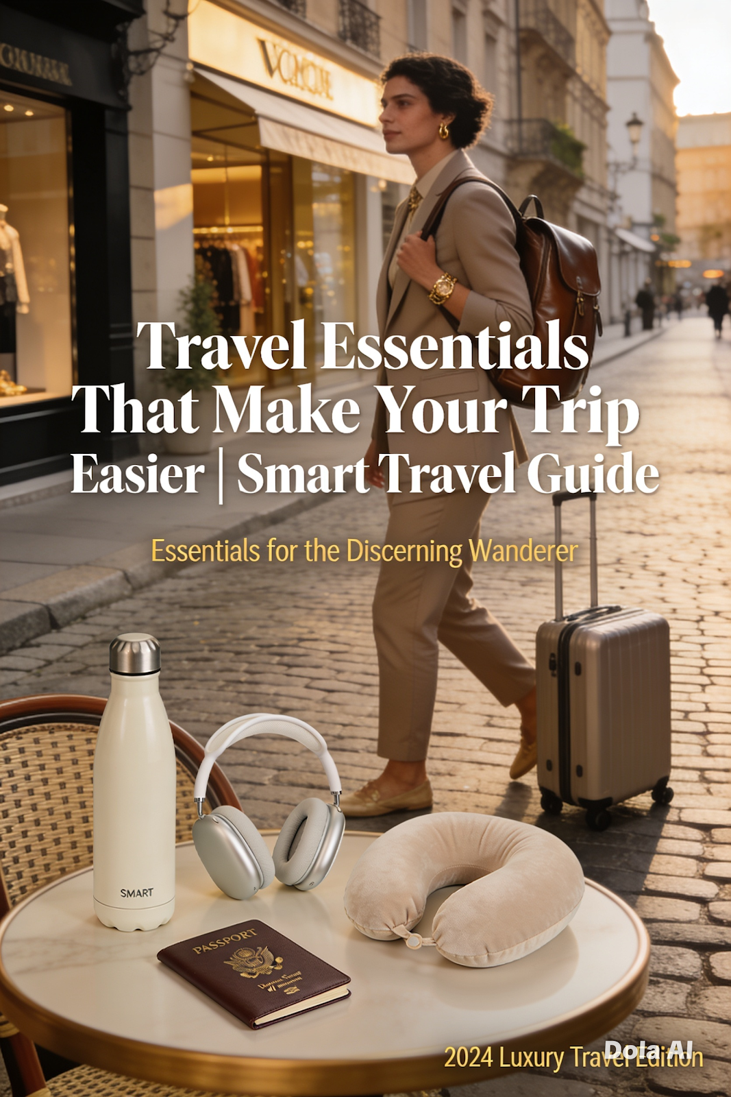 Comfortable walking travel day