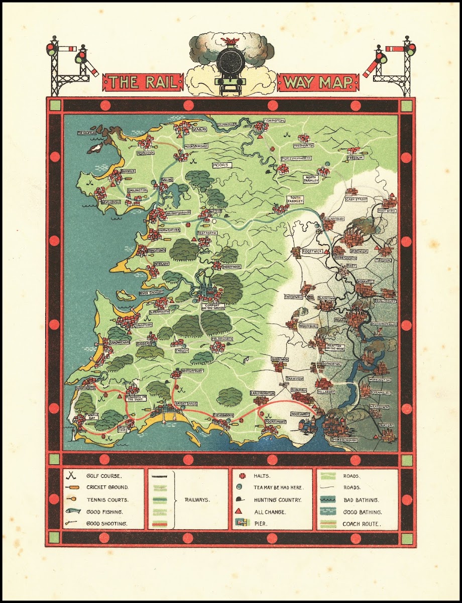 The Rail Way Map 1924