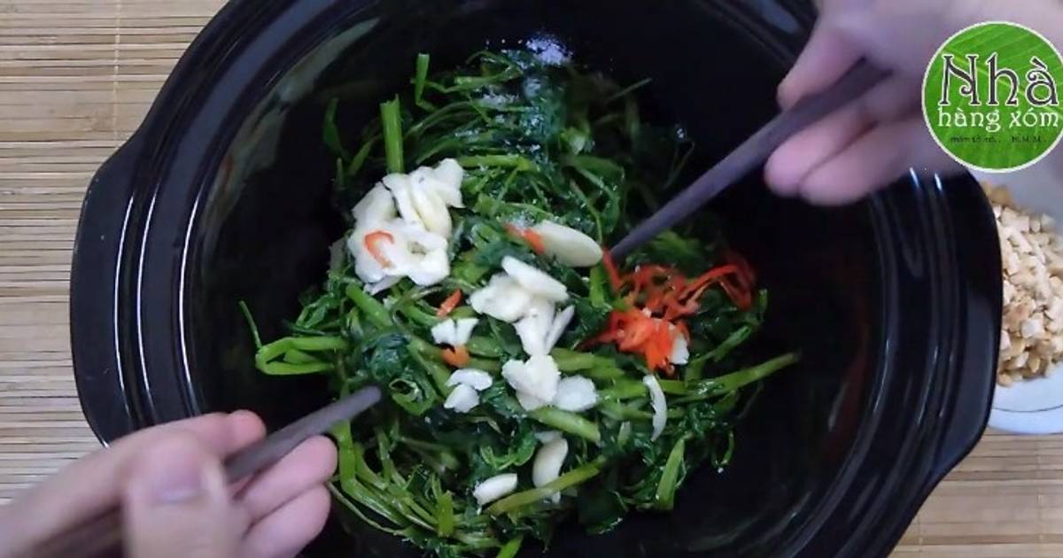 Cách làm nộm rau muống