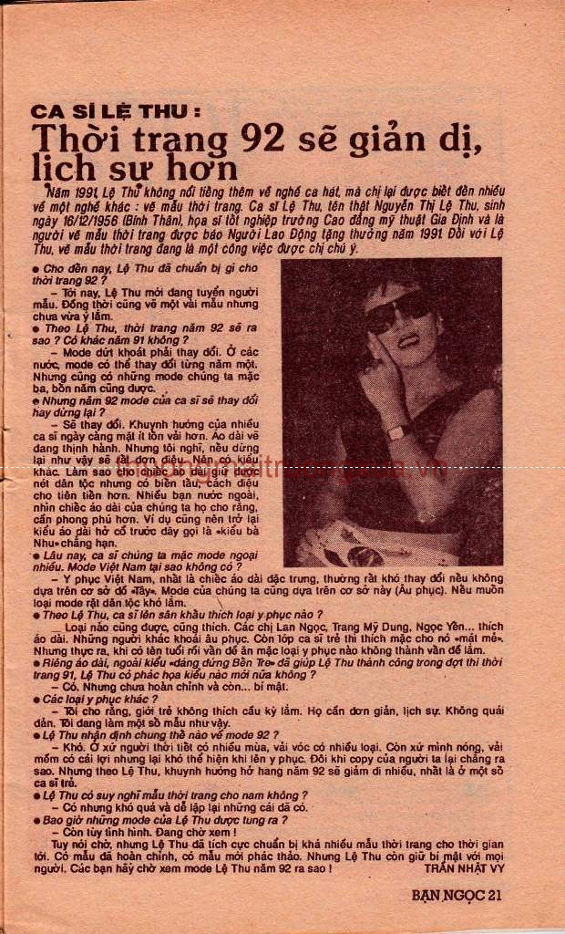 Tập san thơ văn : Bạn ngọc (số 7 - 1992) - Trang 19