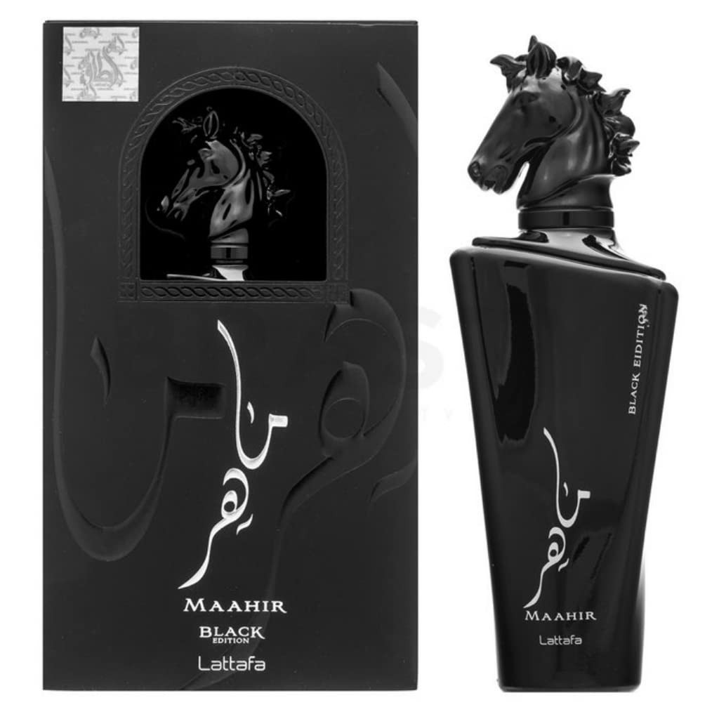 MAAHIR BLACK UNISEX 100ML EDP LATTAFA