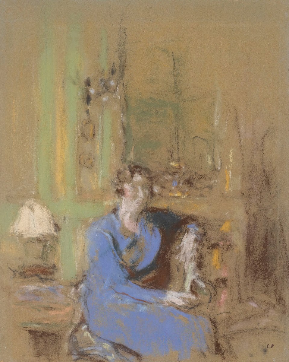 Madame Lucien Sauphar Assise Dans Son Salon 1926