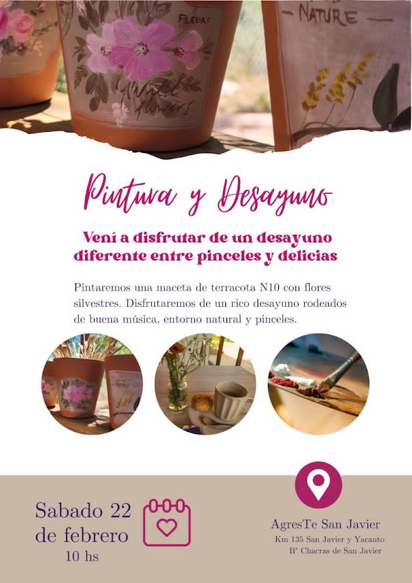 Pintura y desayuno